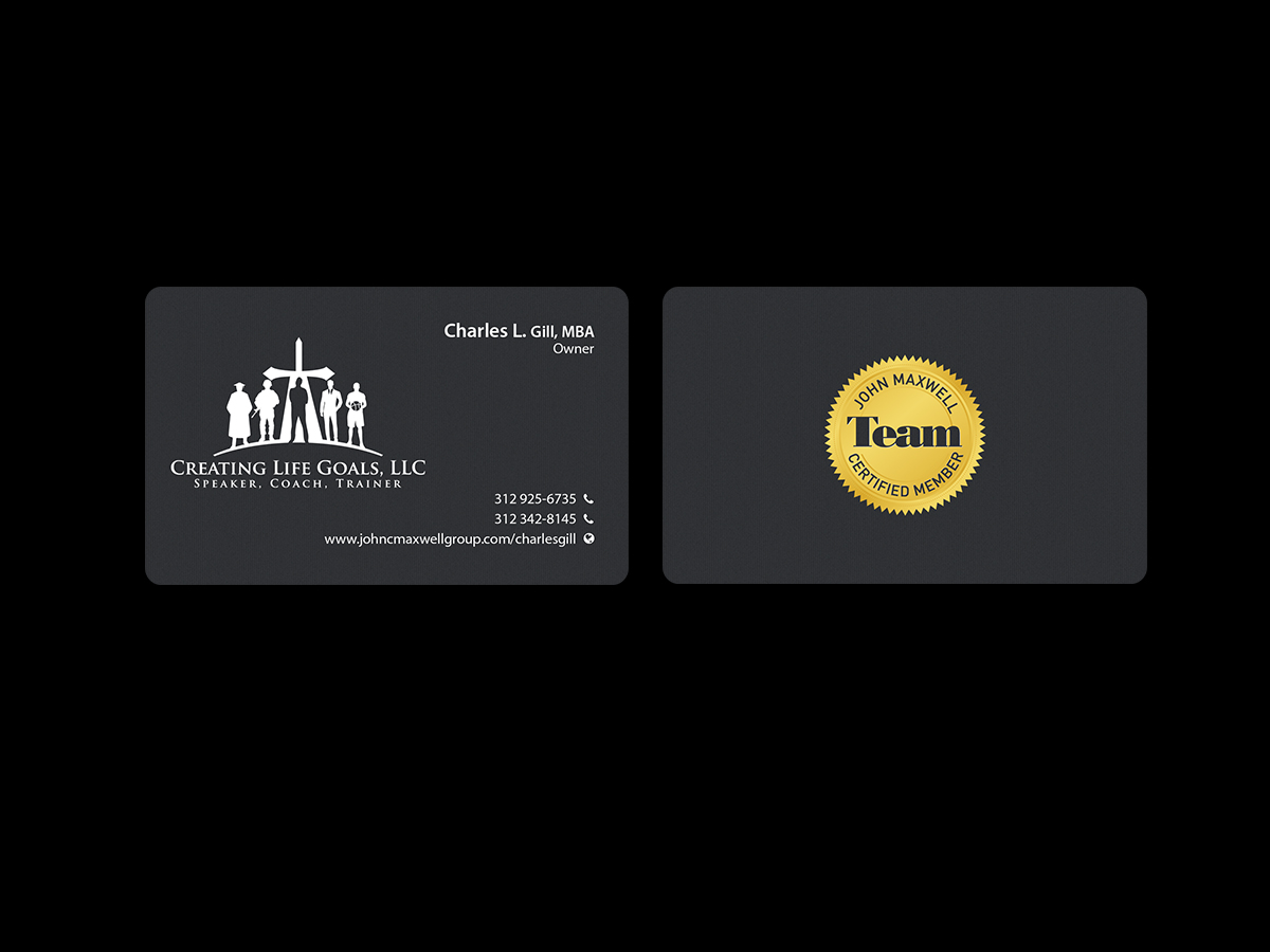 Diseño de Tarjeta de Presentación por Creations Box 2015 para Creating Life Goals LLC | Diseño #14434263