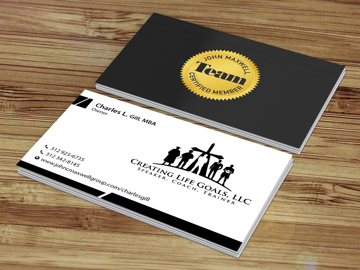 Diseño de Tarjeta de Presentación por Creations Box 2015 para Creating Life Goals LLC | Diseño #14434264