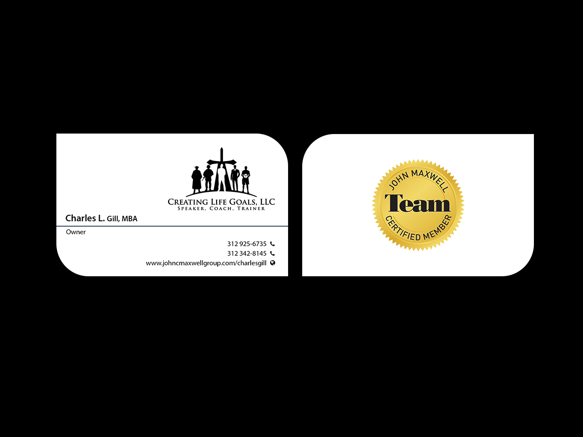 Diseño de Tarjeta de Presentación por Creations Box 2015 para Creating Life Goals LLC | Diseño #14434265