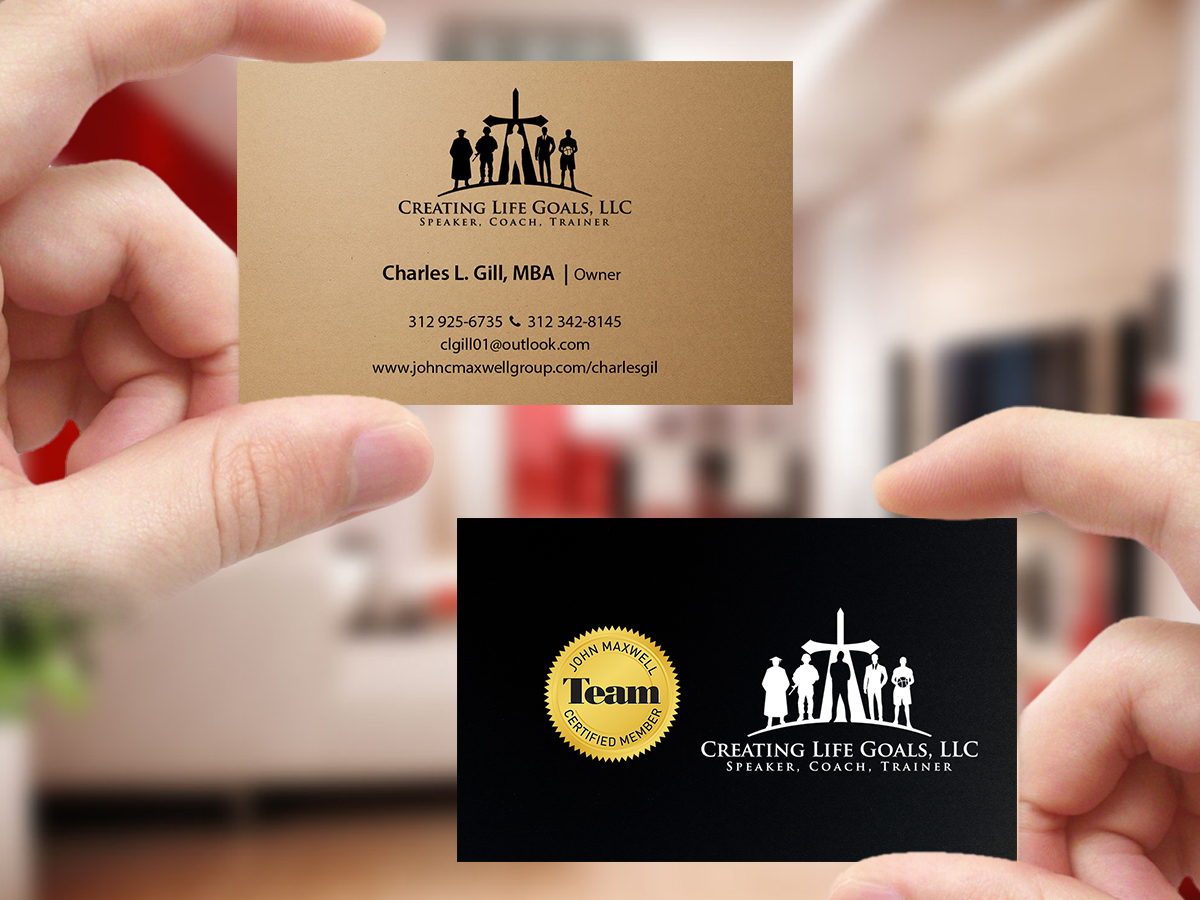 Diseño de Tarjeta de Presentación por Creations Box 2015 para Creating Life Goals LLC | Diseño #14445644