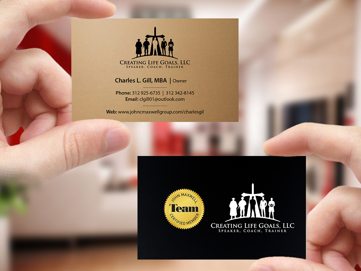 Diseño de Tarjeta de Presentación por Creations Box 2015 para Creating Life Goals LLC | Diseño #14445645