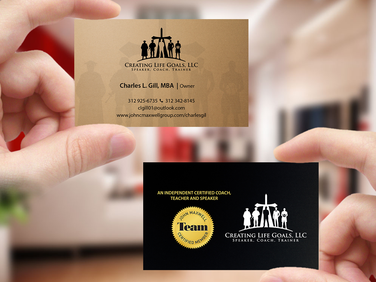 Diseño de Tarjeta de Presentación por Creations Box 2015 para Creating Life Goals LLC | Diseño #14450385