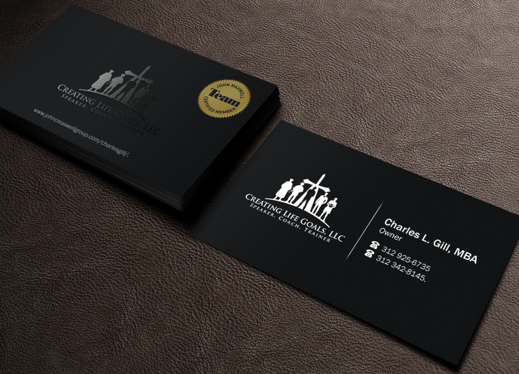 Business Card Design by Brand aid for Creating Life Goals LLC | Design #14428240