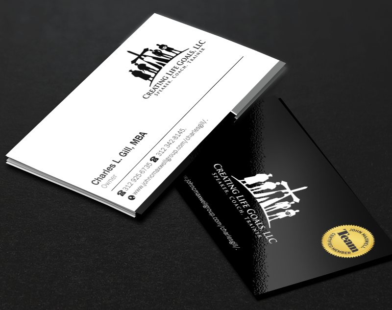 Business Card Design by Brand aid for Creating Life Goals LLC | Design #14428261