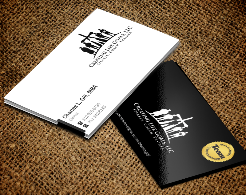 Diseño de Tarjeta de Presentación por Brand aid para Creating Life Goals LLC | Diseño #14428262