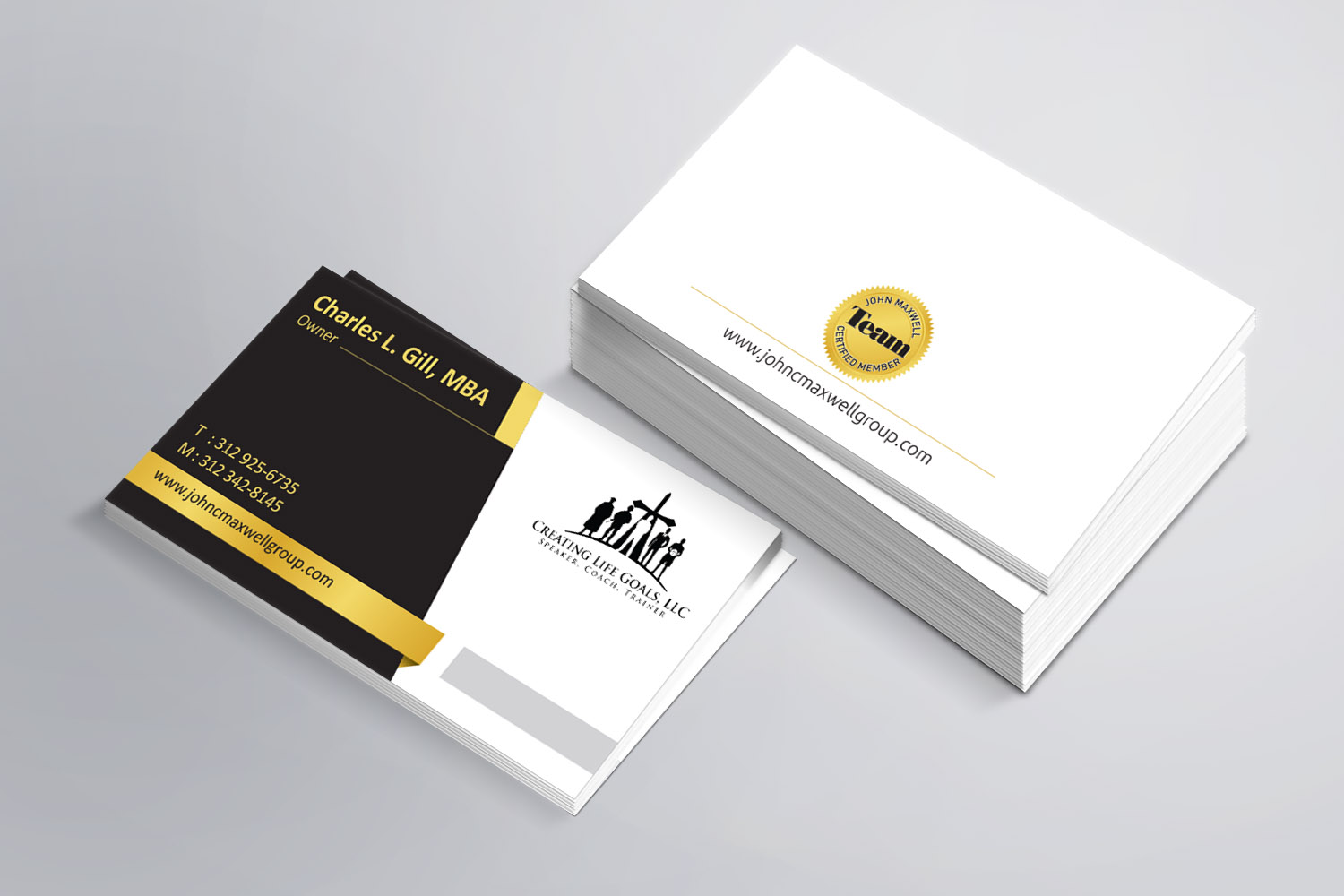 Business Card Design by Payel Paul for Creating Life Goals LLC | Design #14430264