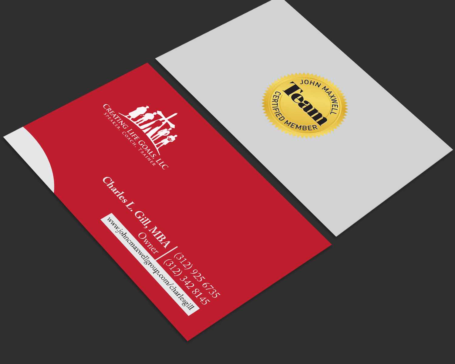 Diseño de Tarjeta de Presentación por TRZN para Creating Life Goals LLC | Diseño #14449510