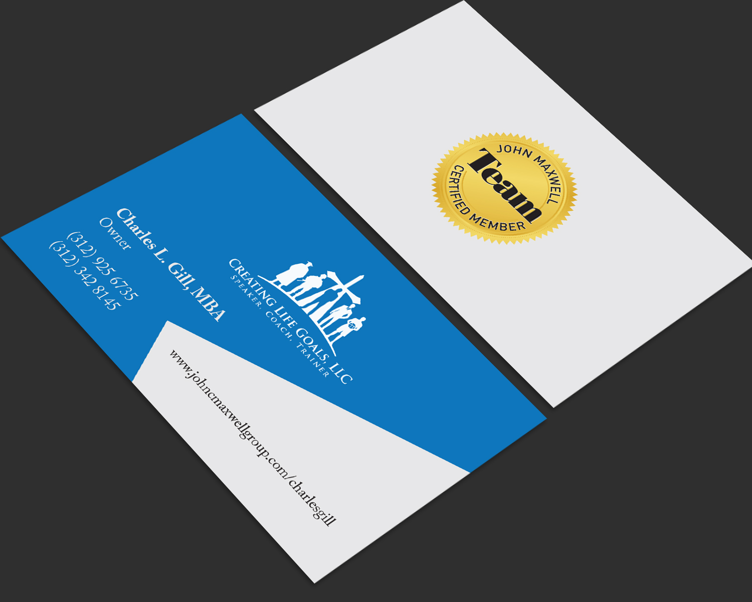 Business Card Design by TRZN for Creating Life Goals LLC | Design #14449519