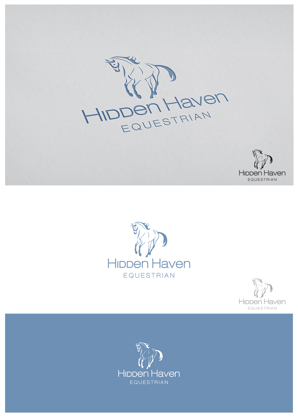 Logo Design by goranvisnjic82 for Esther Ranch Equine Massage | Design #13981464