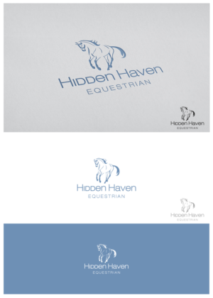 Logo Design by goranvisnjic82 for Esther Ranch Equine Massage | Design #13981464