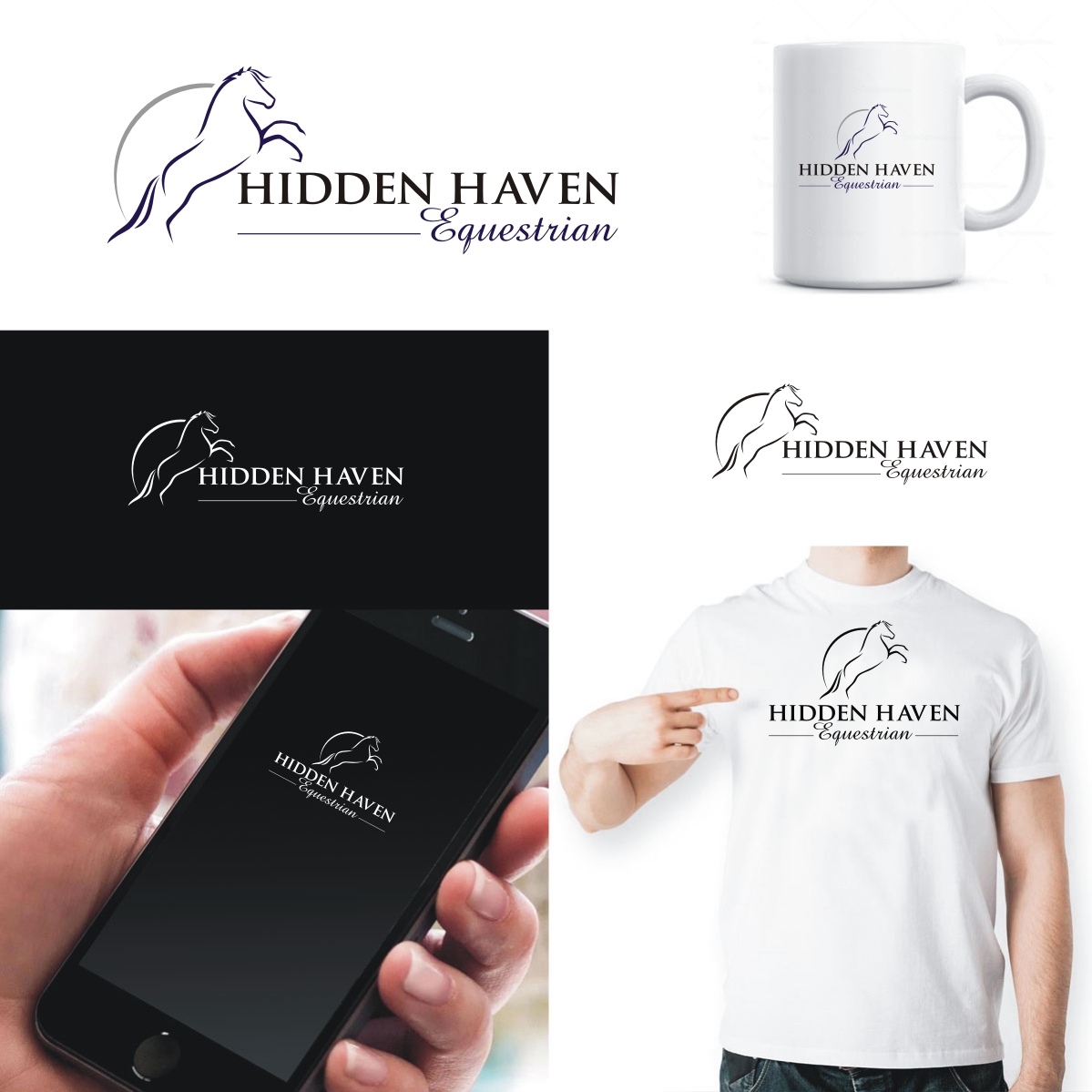 Logo Design by webeezine for Esther Ranch Equine Massage | Design #14024749