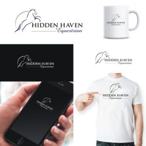 Logo Design by webeezine for Esther Ranch Equine Massage | Design: #14024749