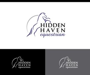 Logo Design by webeezine for Esther Ranch Equine Massage | Design: #14025166