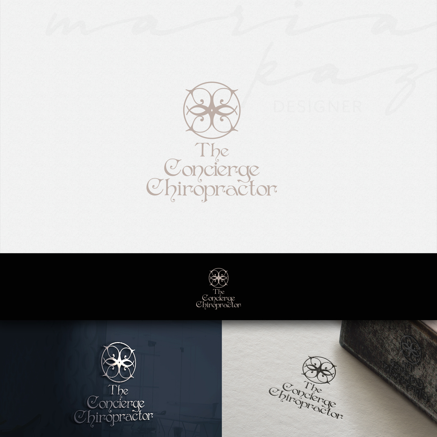 Logo-Design von maria-kaz für Miramar beach chiropractic  | Design #14117342