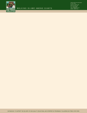Design En-Tête par briliana pour Calaveras Big Trees Association | Design : #14042258