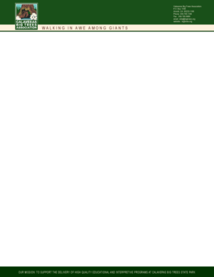 Design En-Tête par briliana pour Calaveras Big Trees Association | Design : #14042259