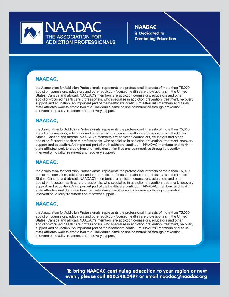 Design de Flyer par Atvento Graphics pour NAADAC | Design #575987