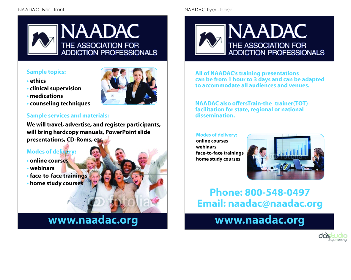 Flyer Design by DAStudioDesigns for NAADAC | Design #557467