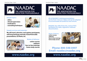 Diseño de Flyer por DAStudioDesigns para NAADAC | Diseño: #557520
