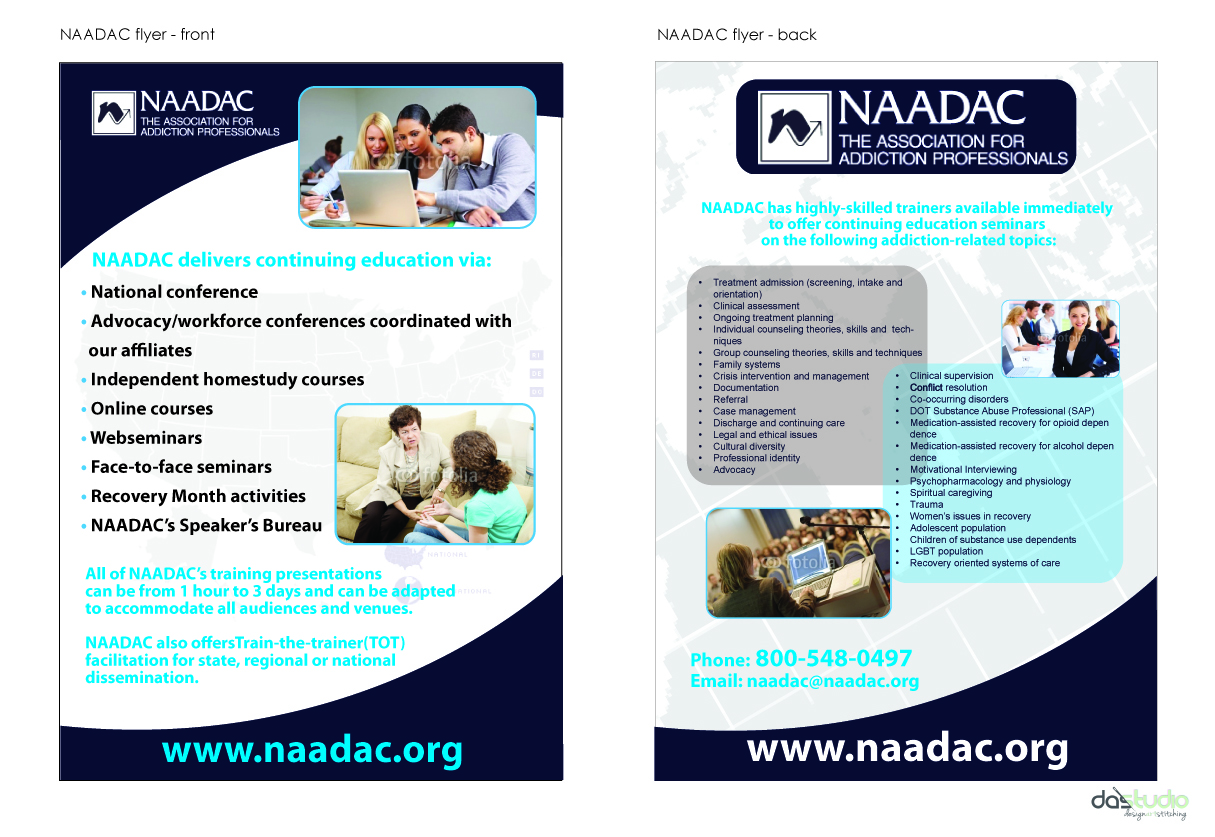 Diseño de Flyer por DAStudioDesigns para NAADAC | Diseño #568970