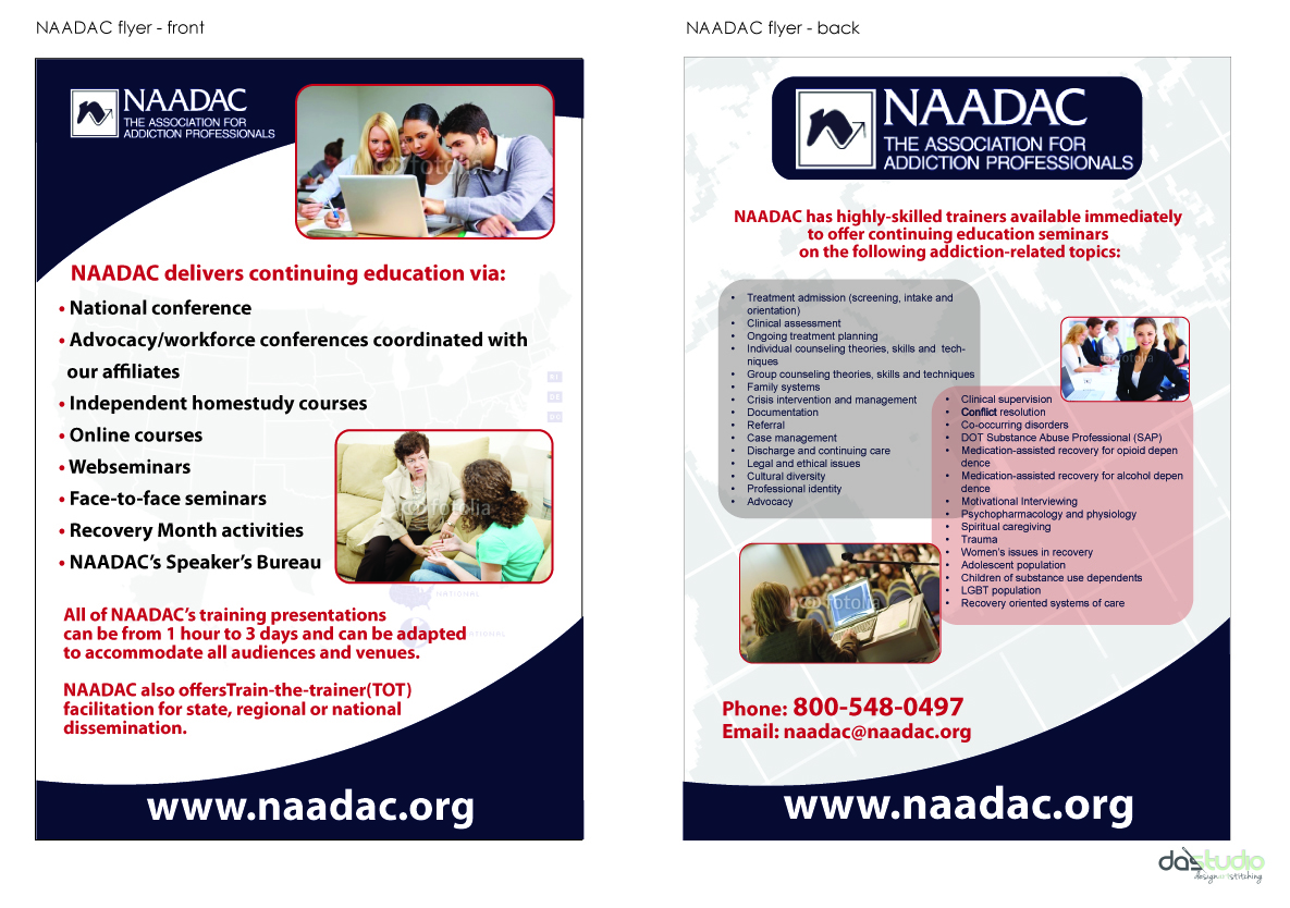 Design de Flyer par DAStudioDesigns pour NAADAC | Design #586567