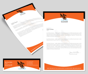 Letterhead and email signature block for school