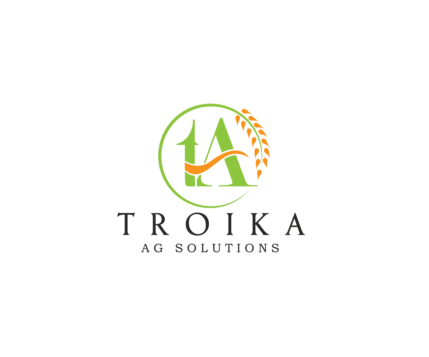 Logo Design by Moat Sumona Afroz for Troika Ag Solutions | Design #14033265