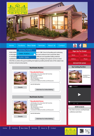 Wordpress Design by gallery for AuctionServices.com, Inc. | Design #2520744