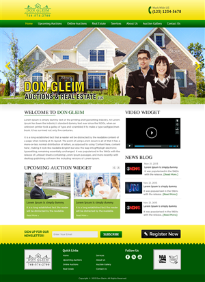Wordpress Design by Mayank Patel for AuctionServices.com, Inc. | Design #2521033