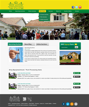 Wordpress Design by webxvision for AuctionServices.com, Inc. | Design: #2512145