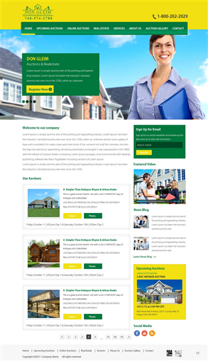 Wordpress Design by pb for AuctionServices.com, Inc. | Design: #2500341