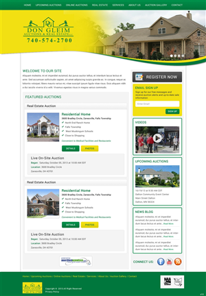 Wordpress Design by pb for AuctionServices.com, Inc. | Design: #2500346
