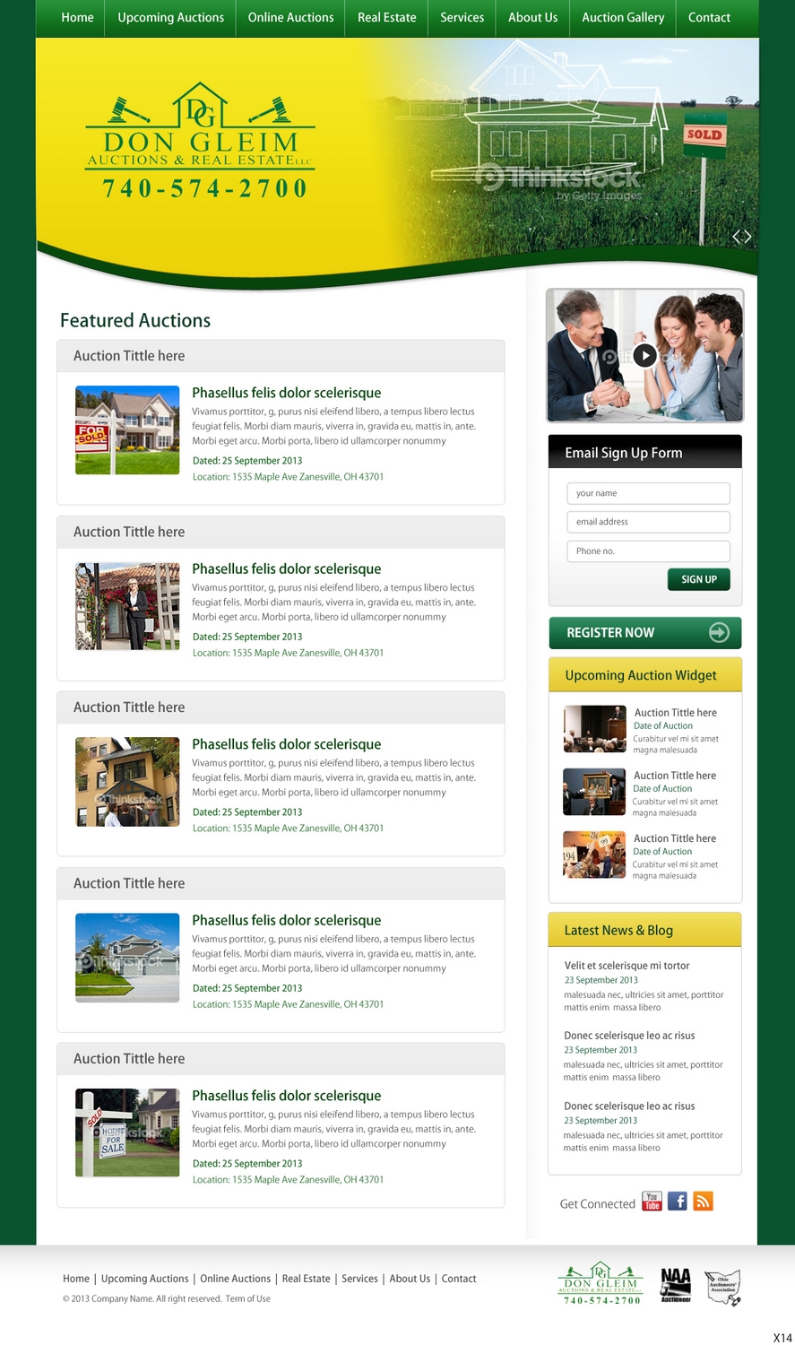 Diseño Wordpress por pb para AuctionServices.com, Inc. | Diseño #2500360