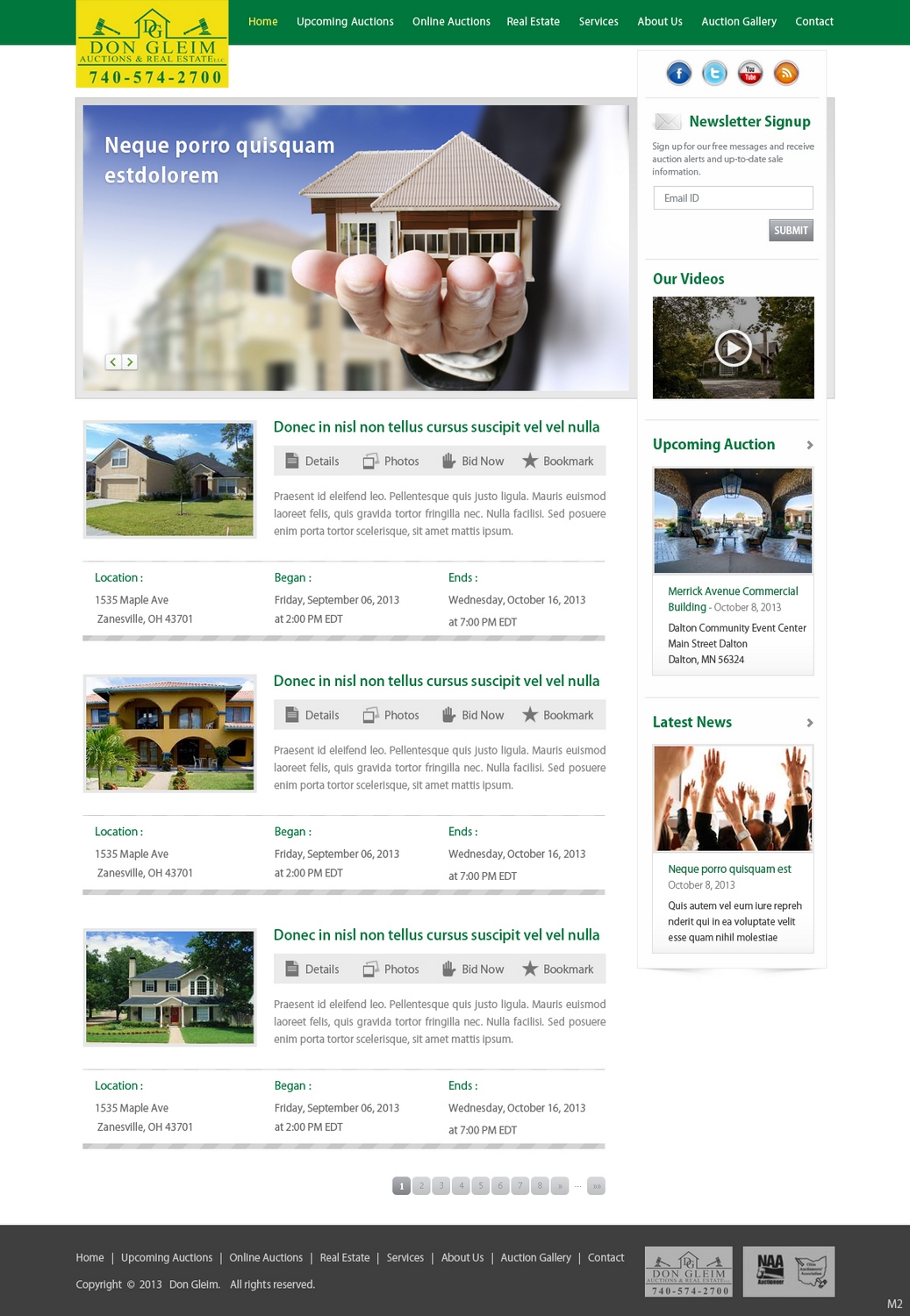 Diseño Wordpress por pb para AuctionServices.com, Inc. | Diseño #2500362