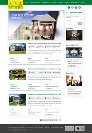 Wordpress Design by pb for AuctionServices.com, Inc. | Design: #2500362