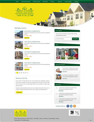 Wordpress Design by pb for AuctionServices.com, Inc. | Design: #2505229