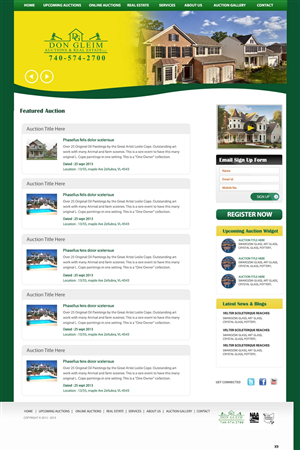 Wordpress Design by pb for AuctionServices.com, Inc. | Design: #2513970