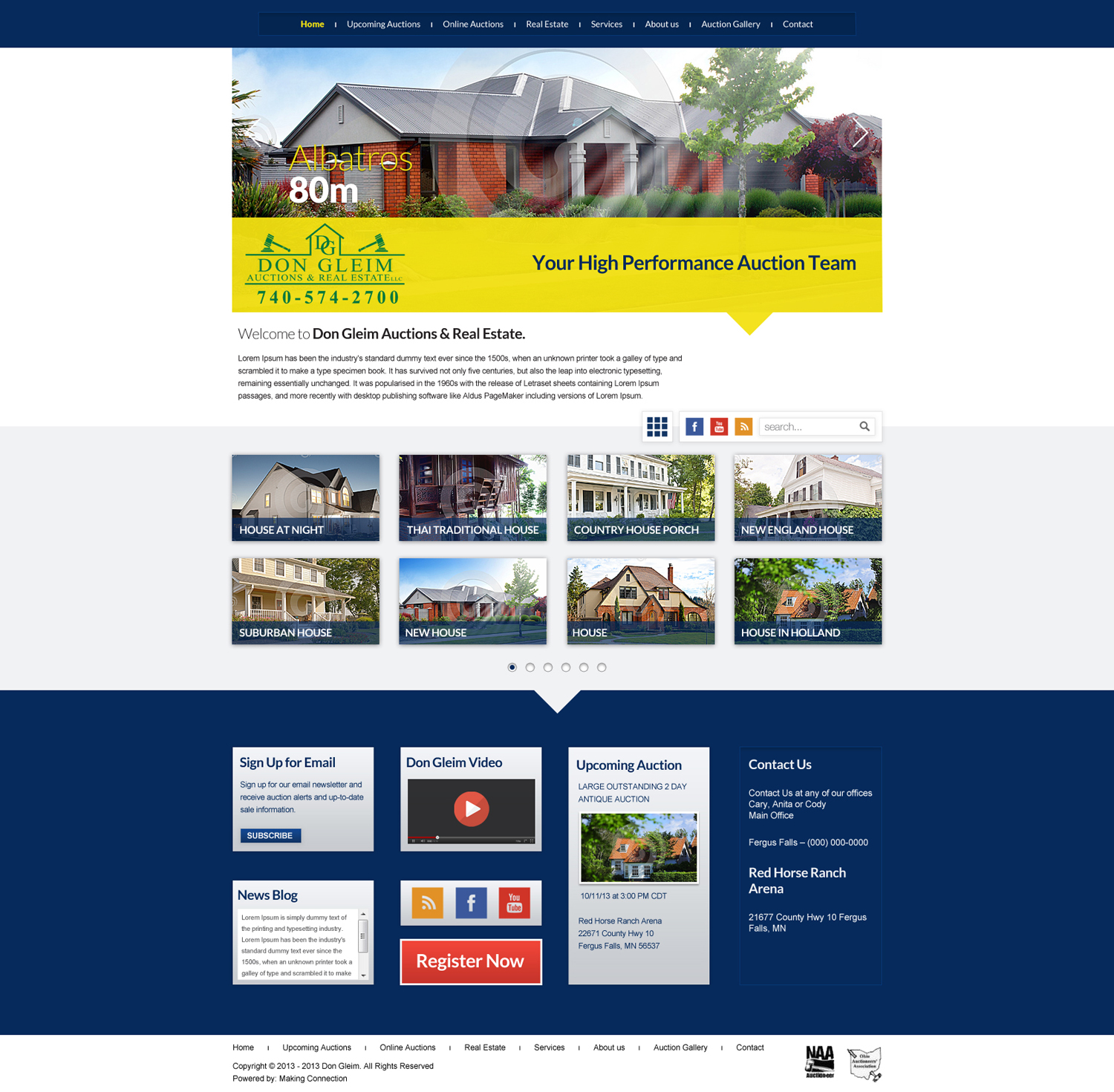 Wordpress Design by Impressive Sol for AuctionServices.com, Inc. | Design #2500155