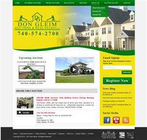 Wordpress Design by Creative X Designs for AuctionServices.com, Inc. | Design: #2512308