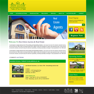 Wordpress Design by Creative X Designs for AuctionServices.com, Inc. | Design: #2516870