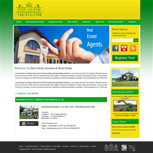 Wordpress Design by Creative X Designs for AuctionServices.com, Inc. | Design: #2516898