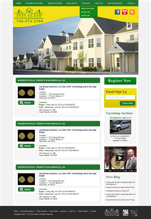 Wordpress Design by Creative X Designs for AuctionServices.com, Inc. | Design: #2522933
