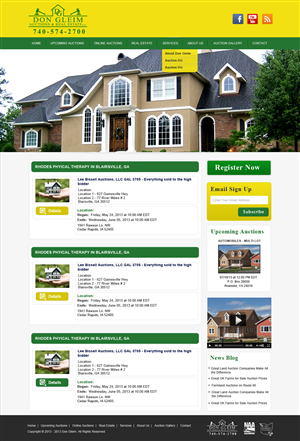Wordpress Design by Creative X Designs for AuctionServices.com, Inc. | Design: #2523155