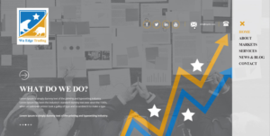 Web Design by Black Stallions Impressive Solutions for Wu Edge Trading LLC. | Design #14006444