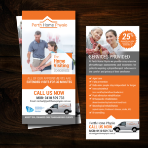 Diseño de Flyer por uk para Perth Home Physio | Diseño: #14066038
