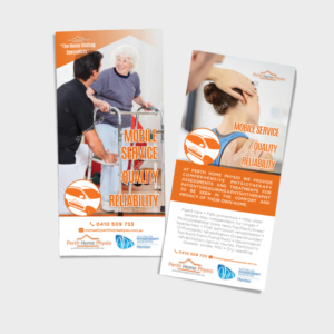 Diseño de Flyer por senja para Perth Home Physio | Diseño: #14046233