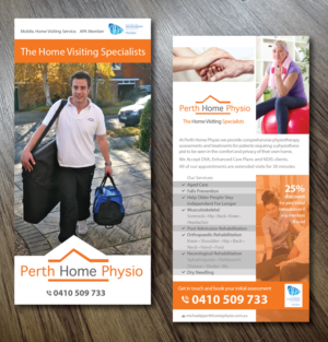 Diseño de Flyer por Alexandar para Perth Home Physio | Diseño: #14083643