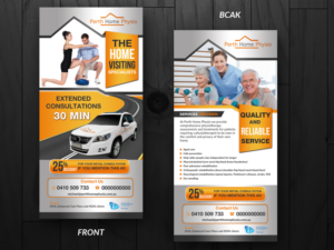 Diseño de Flyer por innovative earth para Perth Home Physio | Diseño: #14077996