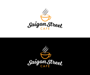 Saigon street cafe | Logo Design by Gridline Concepts
