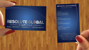 Business Card Design by Emma-kun for resolute global capital | Design #14012798